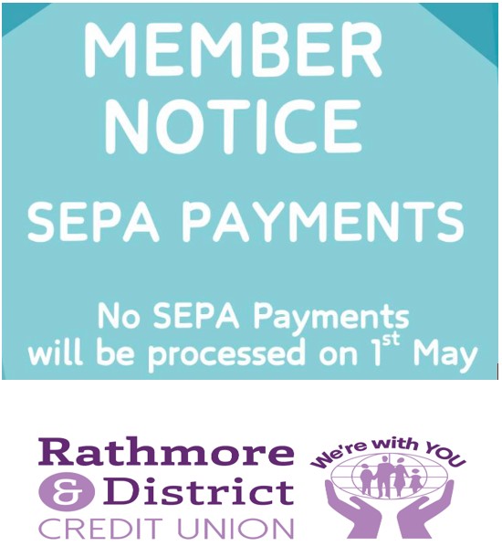 SEPA Payments 1st of May