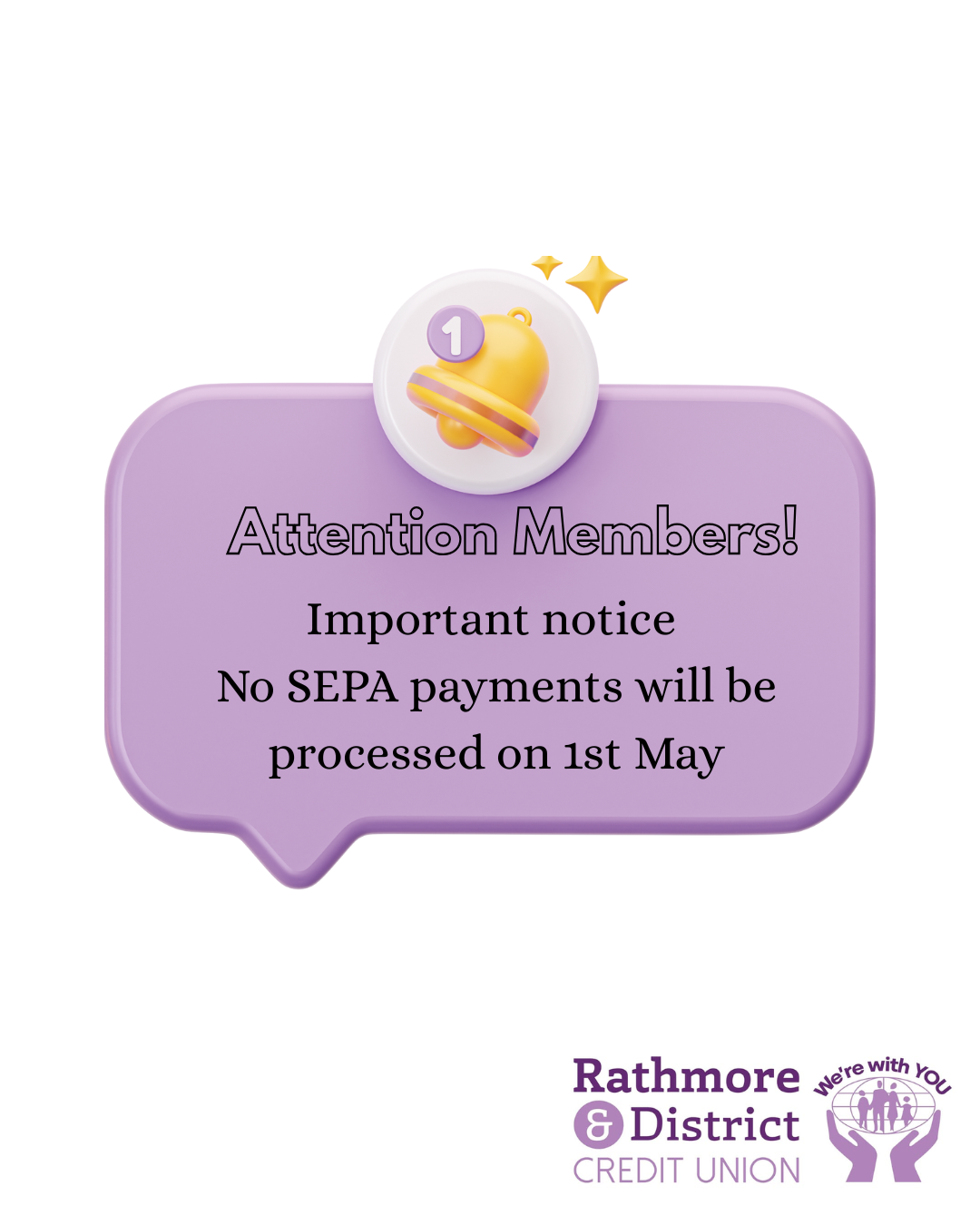 No SEPA payments processed on May 1st 2025